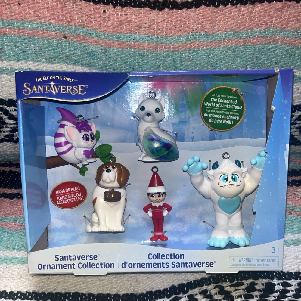 Santaverse Ornament Collection The Elf on The Shelf Holiday Figurines Set